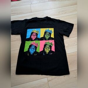 Notorious BIG Black Graphic T-Shirt (Unisex)